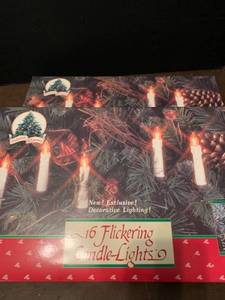 lot 2143 image: Two sets of flickering candle lights