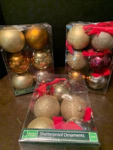 lot 2148 image: Christmas ornaments