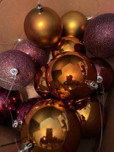 lot 2155 image: Christmas ornaments