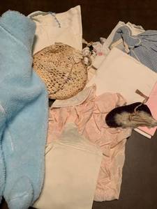lot 2179 image: Vintage baby clothes