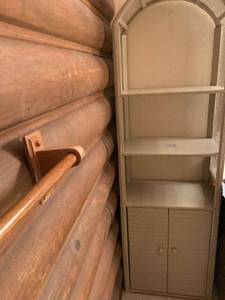 lot 2244 image: Bathroom storage and shelving unit 75x21