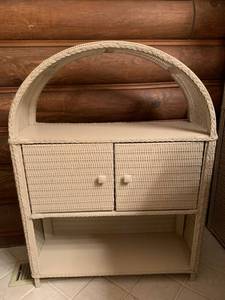 lot 2245 image: Bathroom storage unit shelf 34 x 25