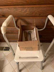 lot 2257 image: Shower and tub chair