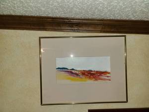 lot 3003 image: Watercolor By Betty Sigler  Clear Skies 14 x 18
