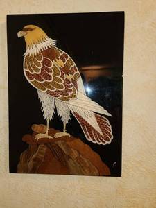 lot 3012 image: Eagle Wall Plaque 13 x 10