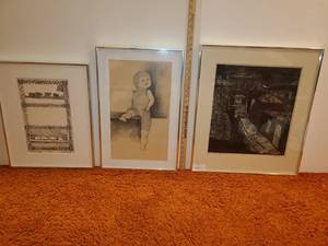 lot 3054 image: 3 Art Pieces