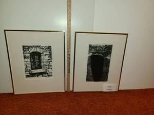 lot 3060 image: 2 Framed Art Pieces. By Judy Dove