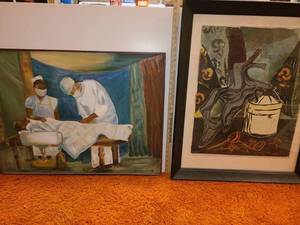 lot 3061 image: 2 Art Pieces.