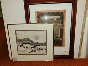 lot 3064 image: 2 Framed Collages