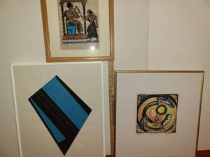 lot 3070 image: 3 Wall Decor Pieces