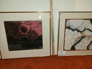 lot 3073 image: A Hand Formed Paper Art and Collagrope Art