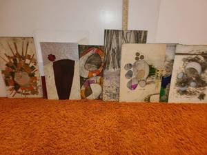 lot 3080 image: 8 Pcs. of Random Art