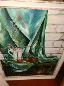 lot 3090 image: Oil Painting on Canvas. 40 x 32