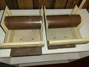lot 3101 image: Artist Supplies. 2 Paper Cutters. For Paper on a 7 to 8 inch spool