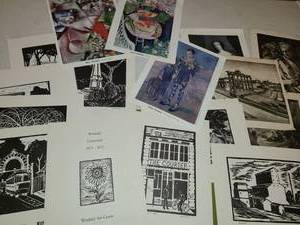 lot 3110 image: Artist Supplies. Photos from Winfield , Ks. and other Random Photos