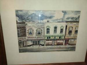 lot 3118 image: A Water Color by Judy Dove 27.5 x 33.5