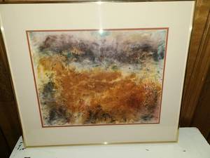 lot 3122 image: Water Color Print 24.5 x 28 by Judy Dove