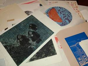 lot 3125 image: Vast Variety of artwork