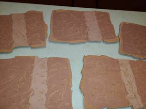 lot 3133 image: TERRA COTTA ART. 5 pcs.