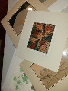 lot 3147 image: 5 pcs. of Art. Torn Paper, and Collages