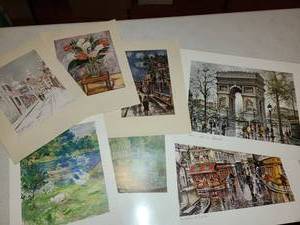 lot 3157 image: 7 Prints Monet, , Morisot, and other Artist