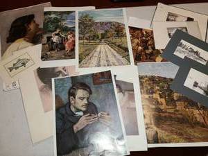 lot 3158 image: Large variety of artwork 13 pcs