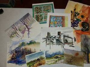 lot 3160 image: 10 pcs. Water Colors