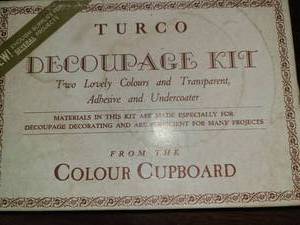 lot 3208 image: TURCO Decoupage Kit