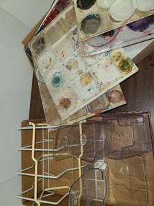 lot 3214 image: Paint Palettes and Print Holders