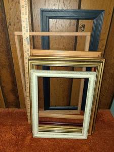 lot 3242 image: 7 Frames. Various Sizes. NO Glass