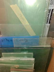 lot 3303 image: Plexiglass. Approximately 16 pcs. 5 x 8 to 17 x 19
