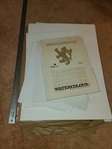 lot 3326 image: Water Color Paper