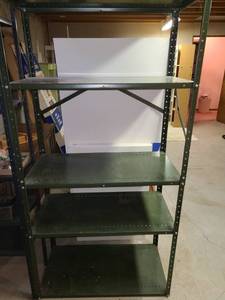 lot 3411 image: Metal Shelf. 72 x 36