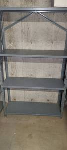 lot 3441 image: Metal Shelf. 59 x 36 x 18