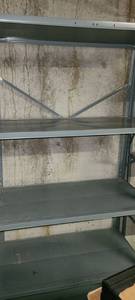 lot 3442 image: Metal Shelf. Shelf Only. No Contents . 68 x 36 x 18