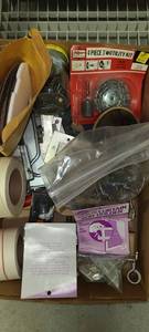 lot 3458 image: Box of Miscellaneous Junk Drawer  Items
