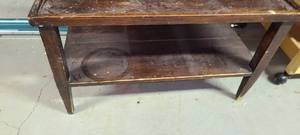 lot 3465 image: Wooden Coffee Table 18 x 31 x 18