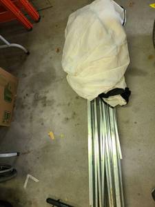 lot 4062 image: EASY UP CANOPY. for use outdoors for shelter. NICE