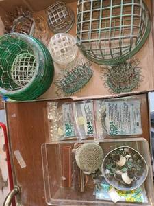 lot 4076 image: Faux Flower Frogs To use when making flower arrangements and floral picks, wire, and pins