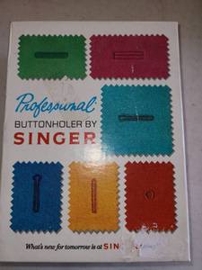 lot 4107 image: Singer Professional Buttonholer