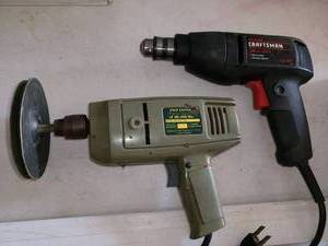 lot 4119 image: CRAFTSMAN Variable Speed Drill and KEEN KUTTER Variable Speed Drill