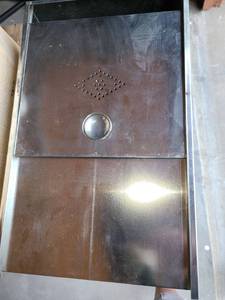 lot 4132 image: Metal Storage Bin. Could go inside another drawer...20 x 12.5 x 7