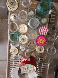 lot 4200 image: Miscellaneous Jars. Vast Variety of Jars. with some Wax