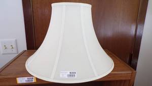 lot 9359 image: CLOTH LAMP SHADE