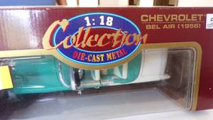 lot 9413 image: 1956 CHEVY  BEL AIR DIE CAST