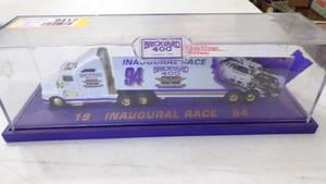 lot 9417 image: 1994 BRICKYARD 400 INAUGURAL RACE SEMI DIE CAST