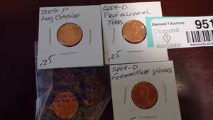 lot 9515 image: COLLECTIBLE PENNYS