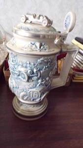 lot 9527 image: RACE CAR STEIN