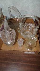 lot 9530 image: GLASS BASKETS