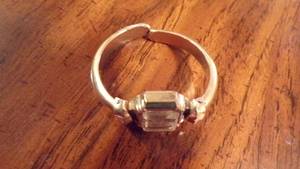 lot 9557 image: LADIES HELZBERG BANGLE WATCH - 10K GOLD FILLED - SWISS MOVEMENT